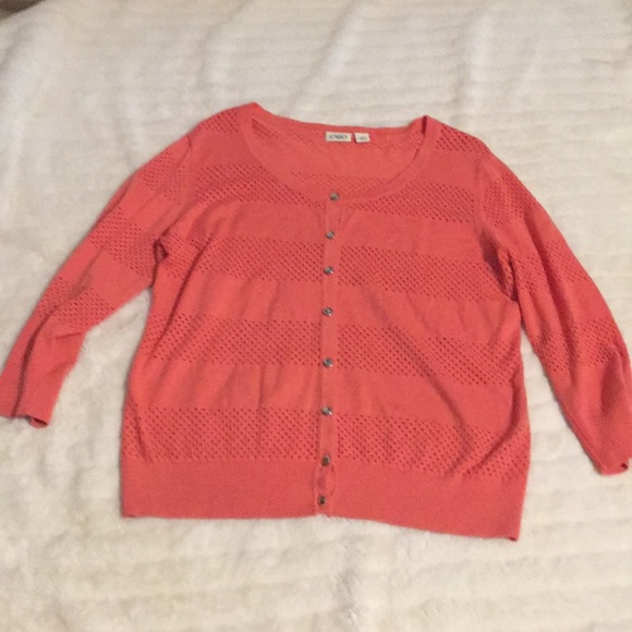 Coral Spring/Summer Cardigan - Picture 1 of 3